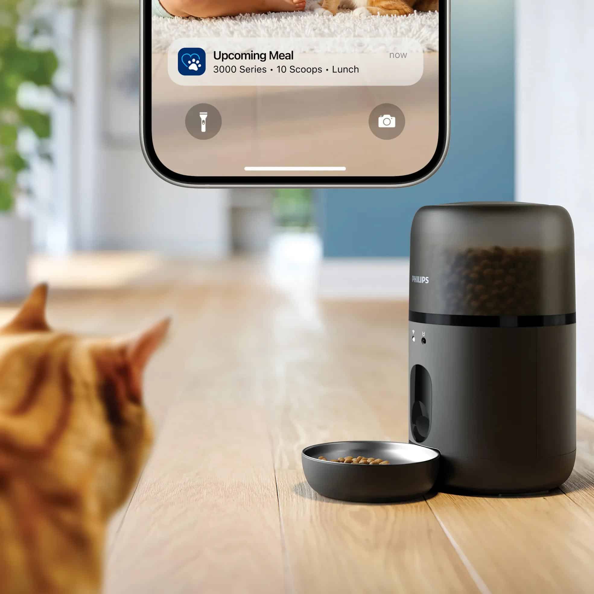 Philips 3000 series Smart Feeder 3000-serie met maaltijdplanning PET automatische voerautomaten - Afbeelding 6
