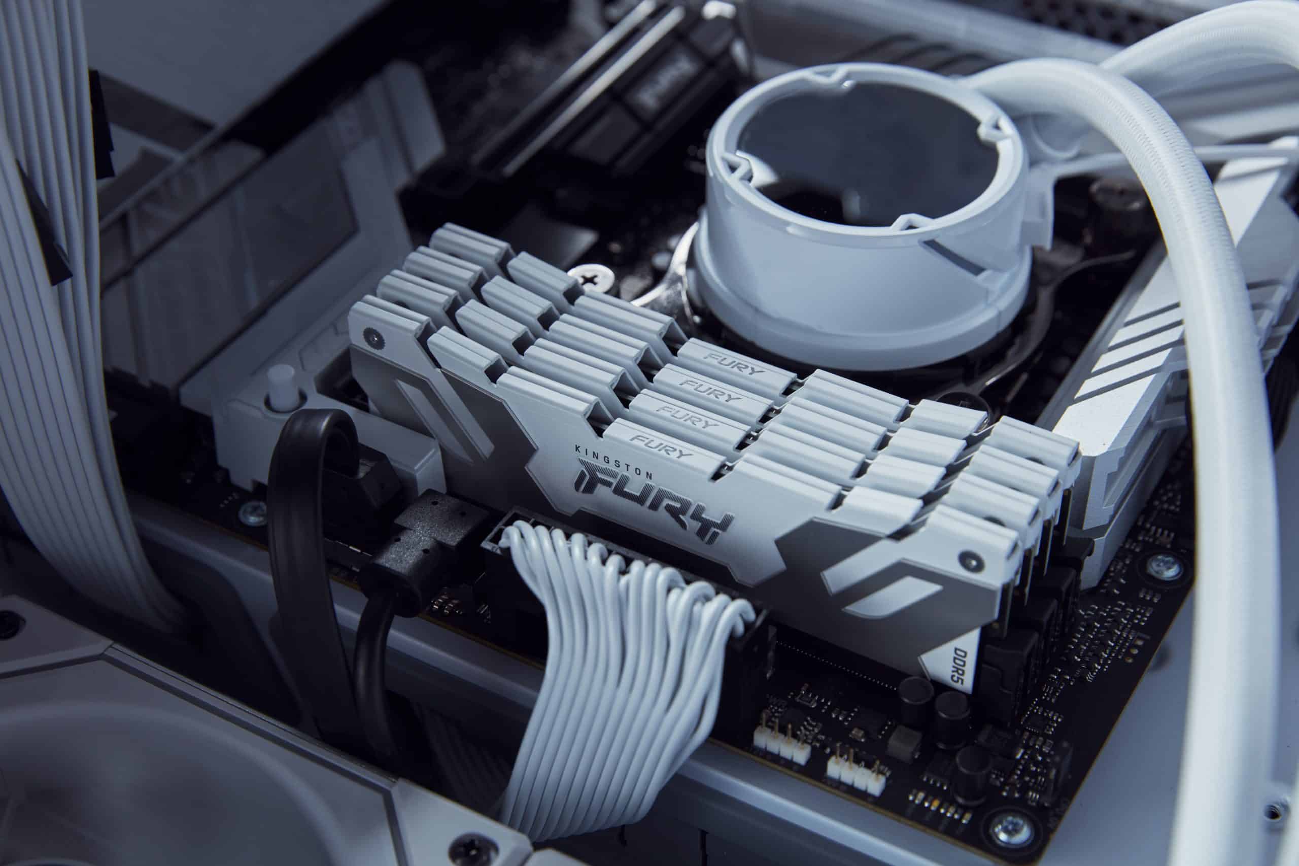 Kingston Technology FURY 32GB 6400MT/s DDR5 CL32 DIMM Renegade White XMP - Afbeelding 8