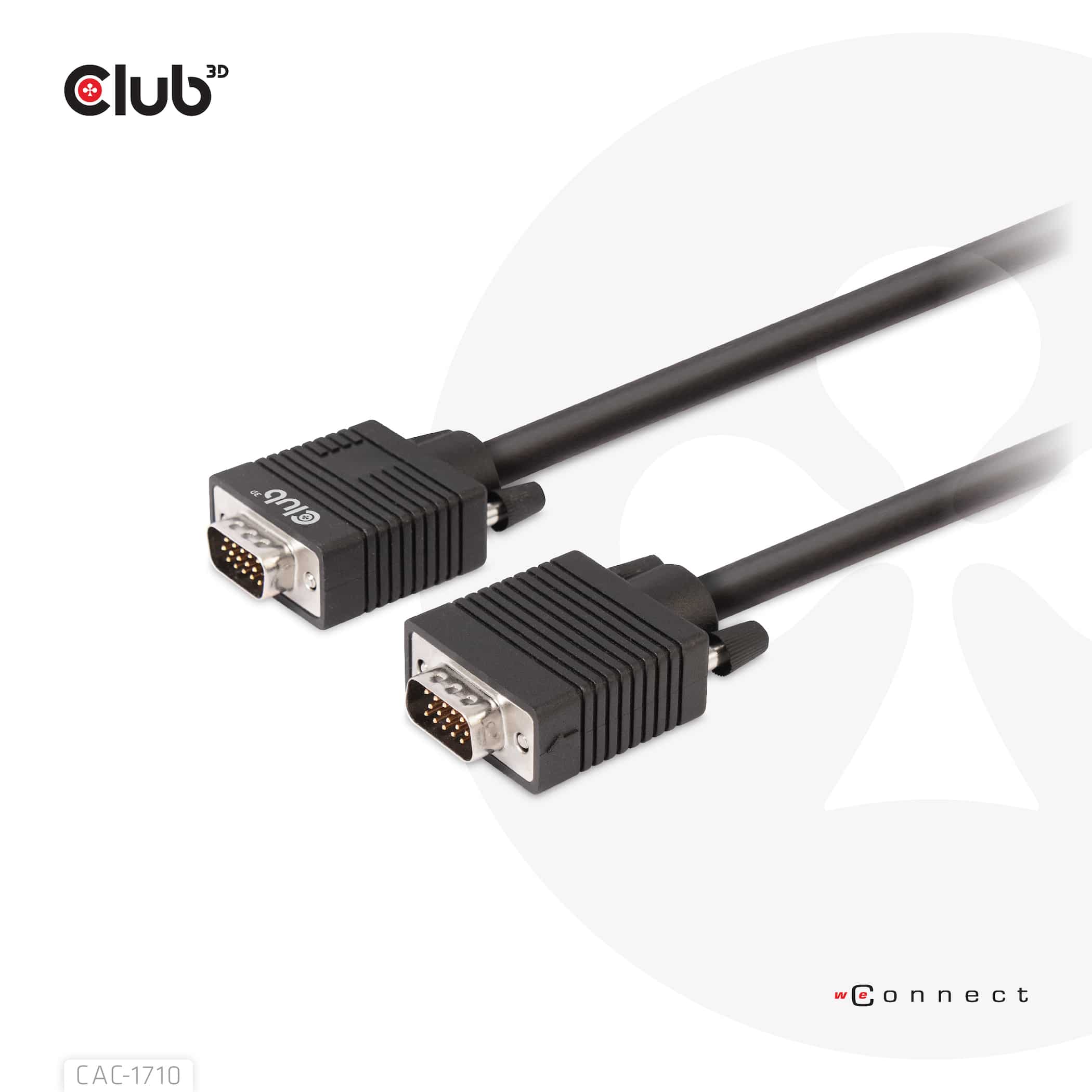 CLUB3D VGA Cable Bidirectional M/M 10m/32.8ft 28AWG - Afbeelding 8
