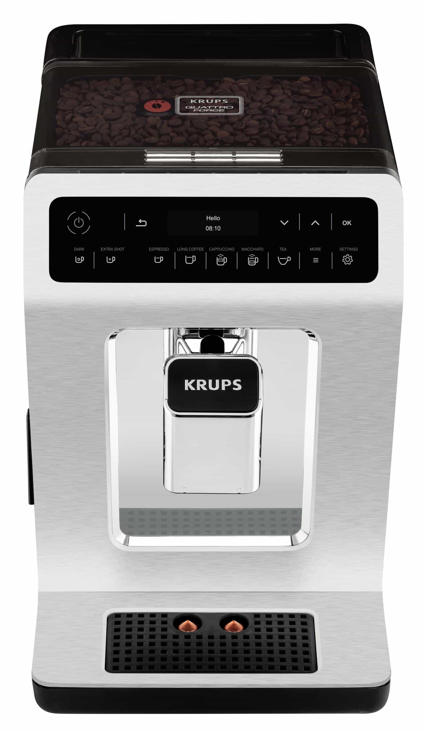 Krups Evidence volautomatische espressomachine - Chrome EA891C