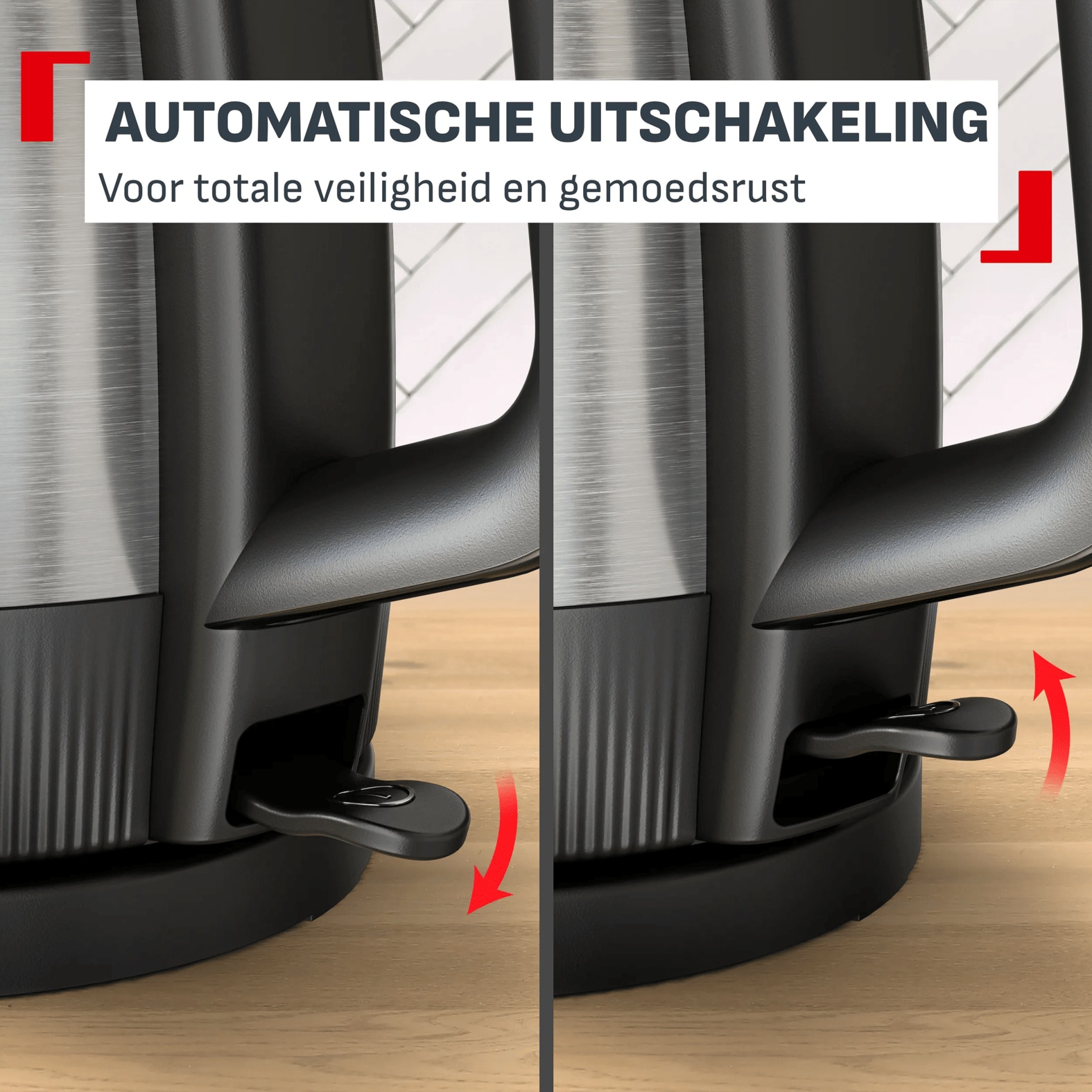 Tefal Express 1,2 L waterkoker RVS - snelle opwarming - automatische uitschakeling KI1E0DE0 - Afbeelding 4