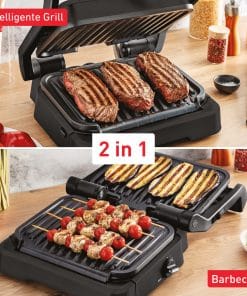 Tefal OptiGrill 2in1 OptiGrill 2-in-1 GC7728 intelligente grill en bbq zwart - Afbeelding 2