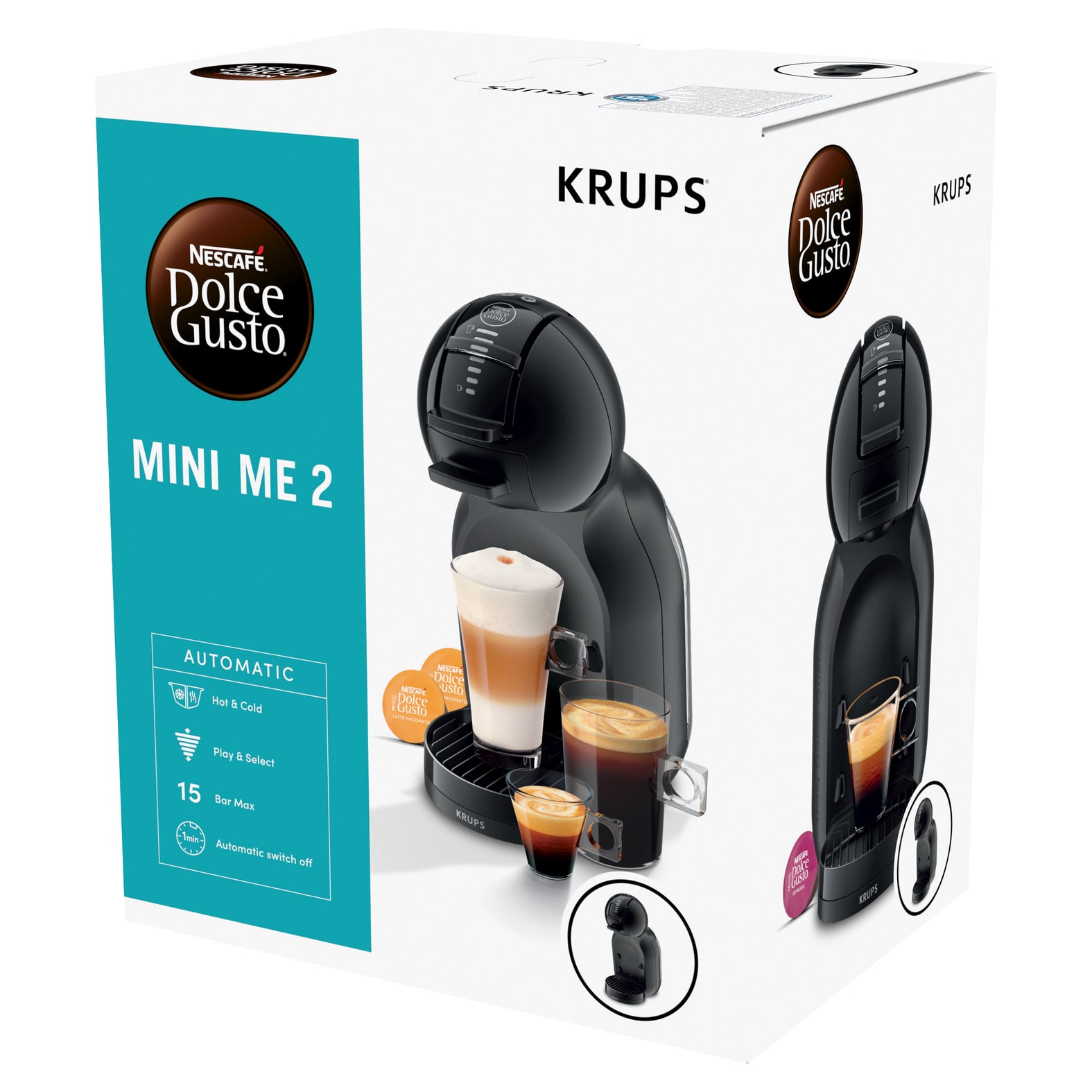 Krups NESCAFÉ Dolce Gusto Mini Me 2 KP143G koffiecupmachine - Afbeelding 2