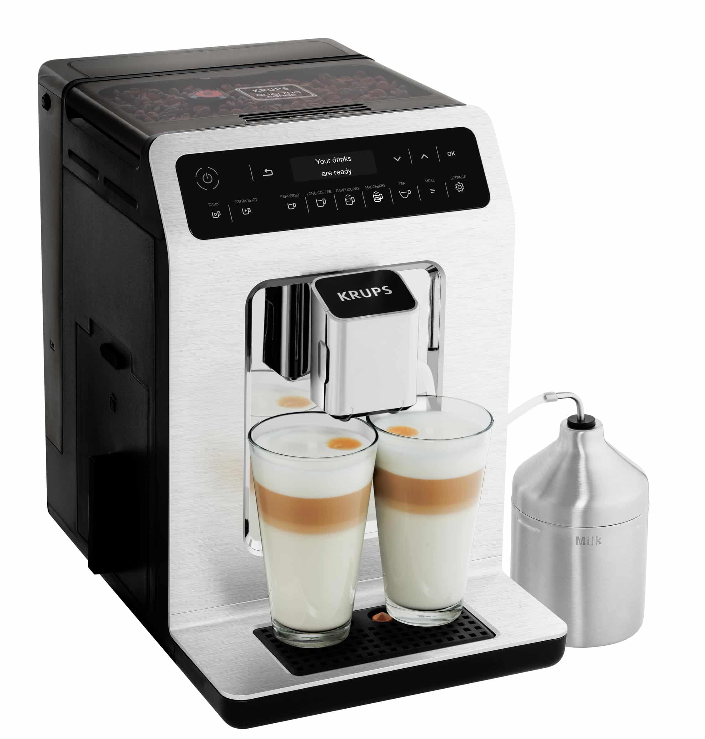 Krups Evidence volautomatische espressomachine - Chrome EA891C - Afbeelding 2