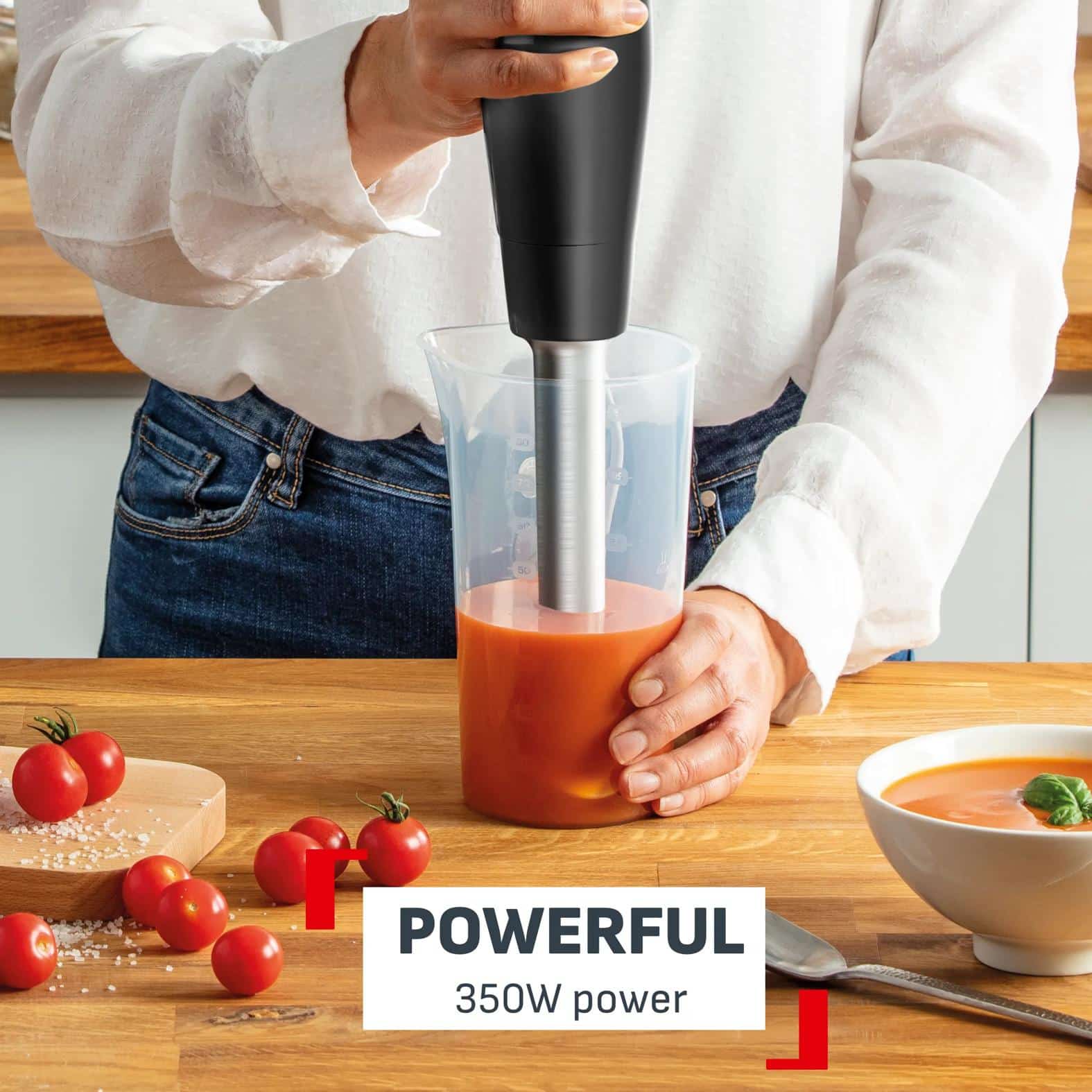 Tefal Turbomix staafmixer - HB1218 Blender - Afbeelding 2