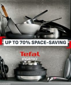 Tefal Ingenio Excellence Ceram keramische 13-delige pannenset - stapelbaar - Fusion Core - inductie - Afbeelding 3