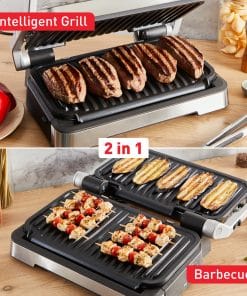 Tefal OptiGrill 2in1 XL OptiGrill 2-in-1 XL GC782D intelligente grill en bbq rvs - Afbeelding 3