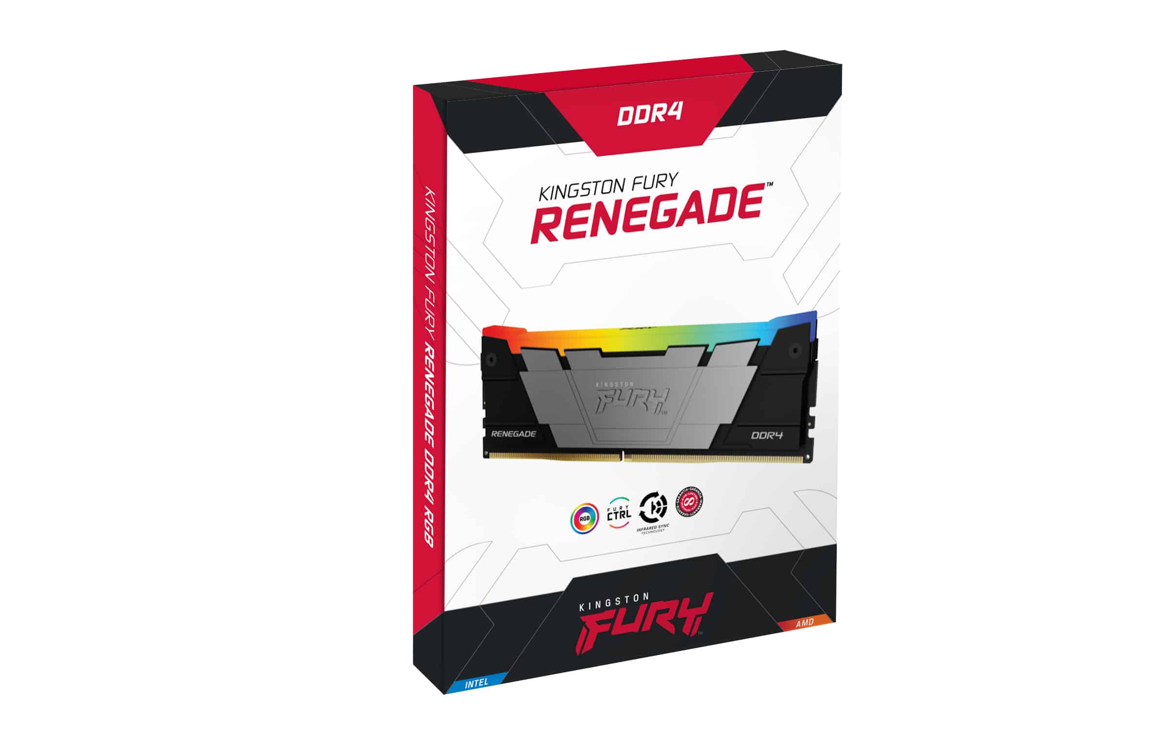 Kingston Technology FURY 32GB 3200MT/s DDR4 CL16 DIMM (set van 2) 1Gx8 Renegade RGB - Afbeelding 5