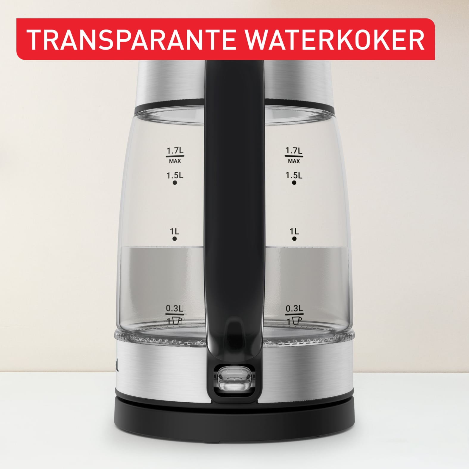 Tefal Glass Kettle KI6058 1,7L waterkoker - Afbeelding 8