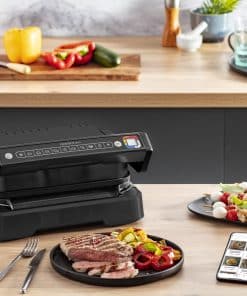 Tefal OptiGrill 2in1 OptiGrill 2-in-1 GC7728 intelligente grill en bbq zwart - Afbeelding 7