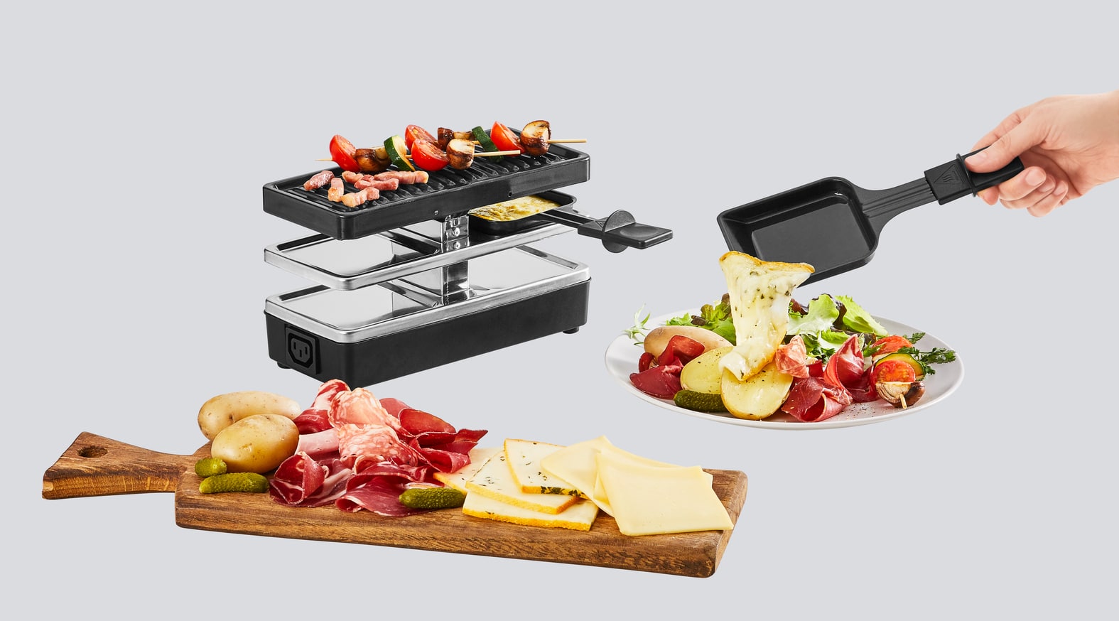 Tefal Plug & Share Gourmet RE2308 gourmetstel - Afbeelding 4