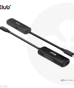 CLUB3D USB Gen2 Type-C to HDMI 8K60Hz or 4K120Hz HDR10+ with DSC1.2 with Power Delivery 3.0 Active Adapter M/F - Afbeelding 2