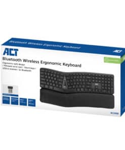 ACT Ergonomisch Bluetooth toetsenbord, multi-connect (QWERTY/US layout) - Afbeelding 4