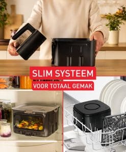 Tefal Easy Fry Smart & Silence XXL EY876D Stille air fryer met kijkvenster - Smart Assist - 7 L - Afbeelding 7