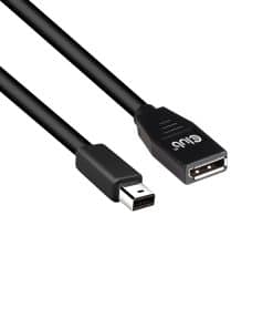CLUB3D Mini DisplayPort to DisplayPort1.4 Extensie Cable 8K60Hz DSC1.2 HBR3 HDR M/F 1m