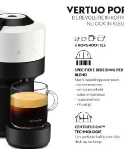 Krups Vertuo Pop Coconut White met Aeroccino XN9211 koffiecupmachine - Afbeelding 2