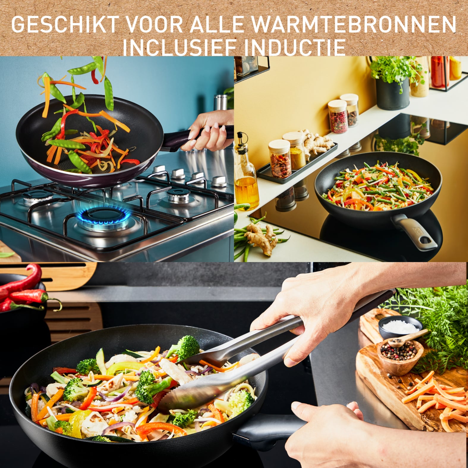 Tefal Change Black keramische hapjespan 24 cm - inductie - Afbeelding 8