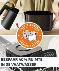 Tefal Easy Fry Max Genius EY2468 Air fryer 5L - Afneembare voorzijde - 10 programma's - Afbeelding 6