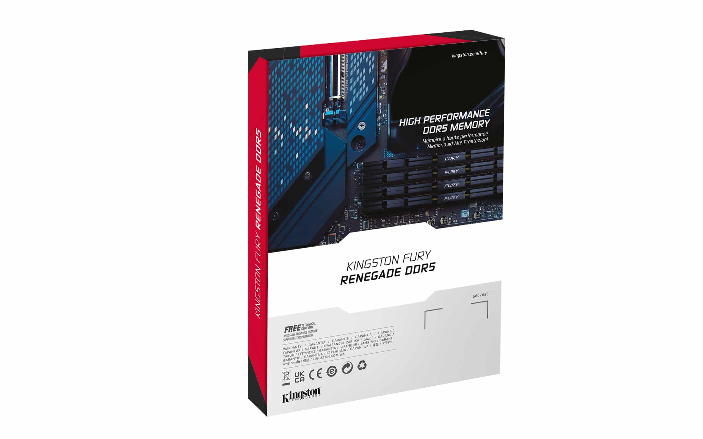 Kingston Technology FURY 32GB 6400MT/s DDR5 CL32 DIMM Renegade Zilver XMP - Afbeelding 8