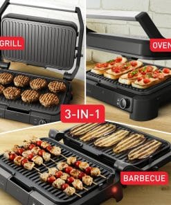 Tefal SuperGrill 3-in-1 XL SuperGrill 3-in-1 GC520D XL contactgrill, barbecue en ovenstand - Afbeelding 4