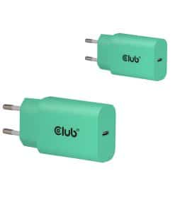 CLUB3D 2-Pack USB-C oplader 30Watt Groen