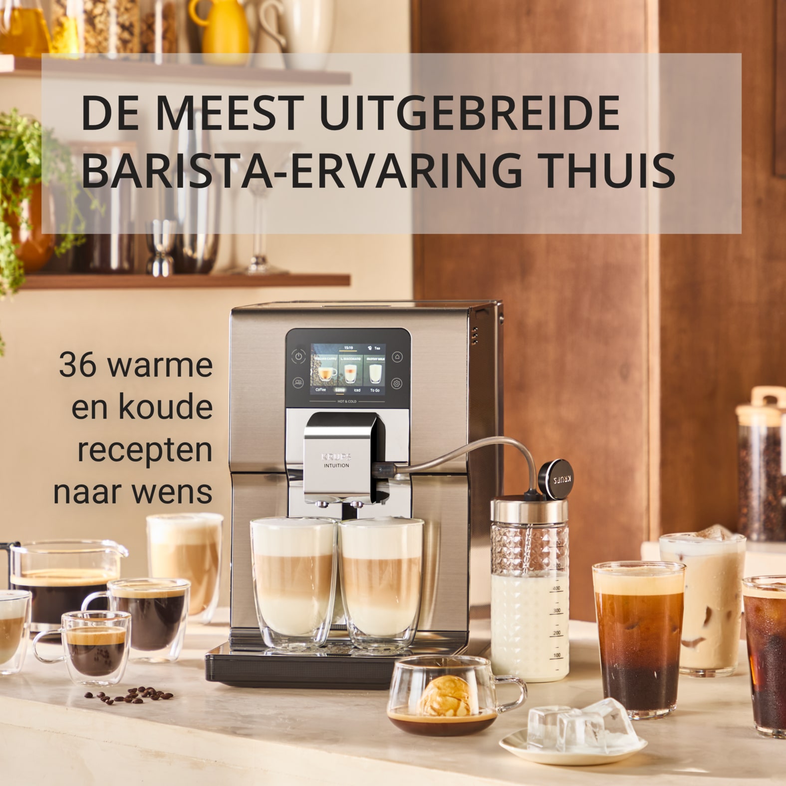 Krups Intuition Experience Hot&Cold EA879E volautomatische koffiemachine - Afbeelding 3