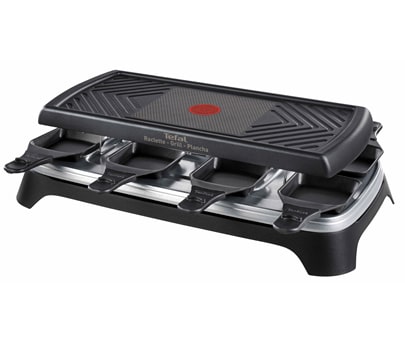 Tefal RE459812 raclette 8 persoon/personen 1350 W Zwart - Afbeelding 2