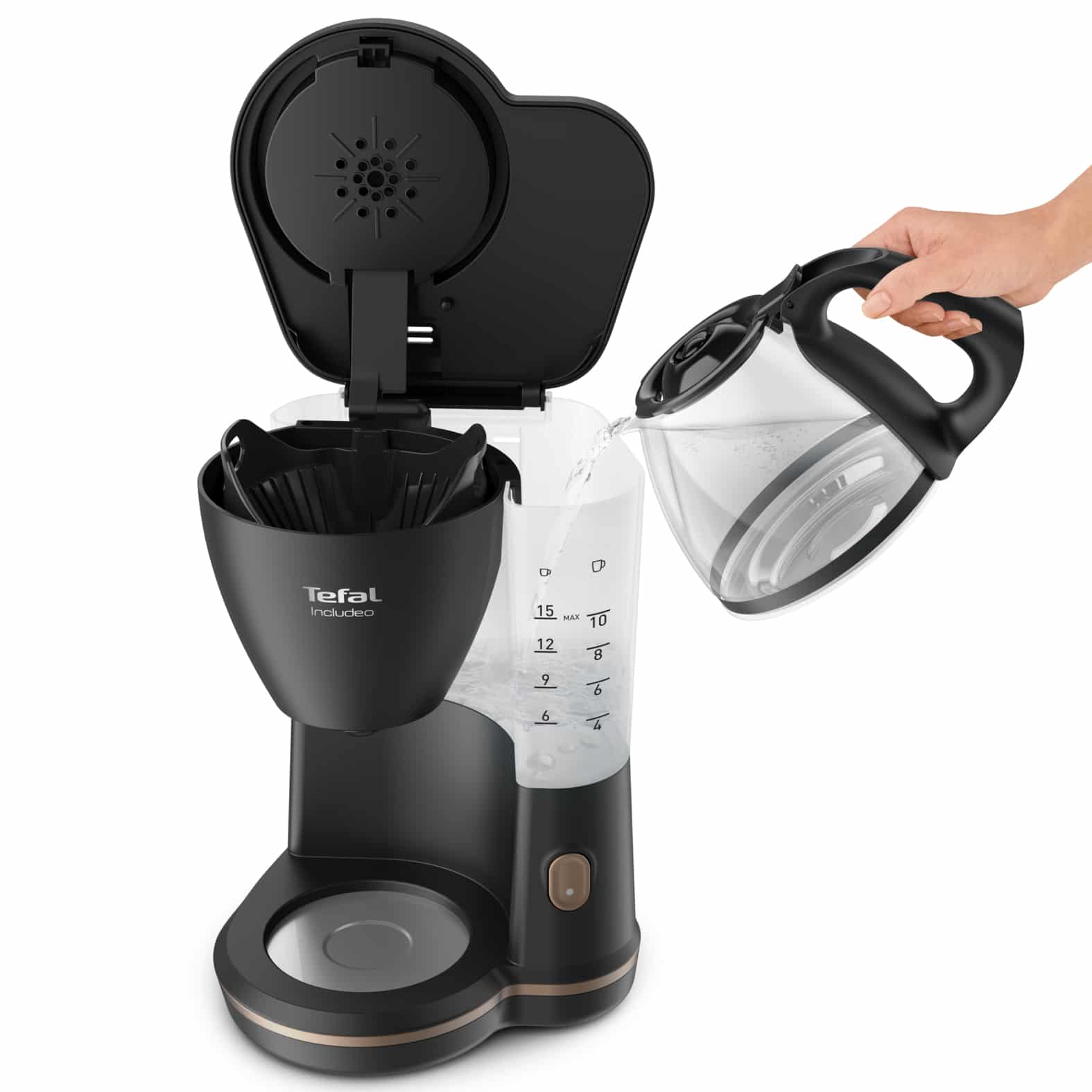 Tefal Includeo CM5338 filterkoffiezetapparaat - Afbeelding 7