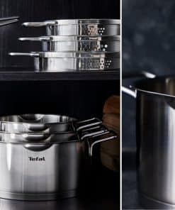 Tefal Nordica 3-delige set (steelpan 16 cm, kookpan 20/24 cm) - inductie - Afbeelding 8