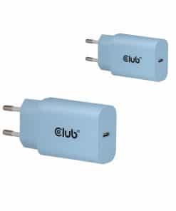 CLUB3D CAC-3022 oplader voor mobiele apparatuur Smartphone, Universeel Blauw AC Snel opladen Binnen