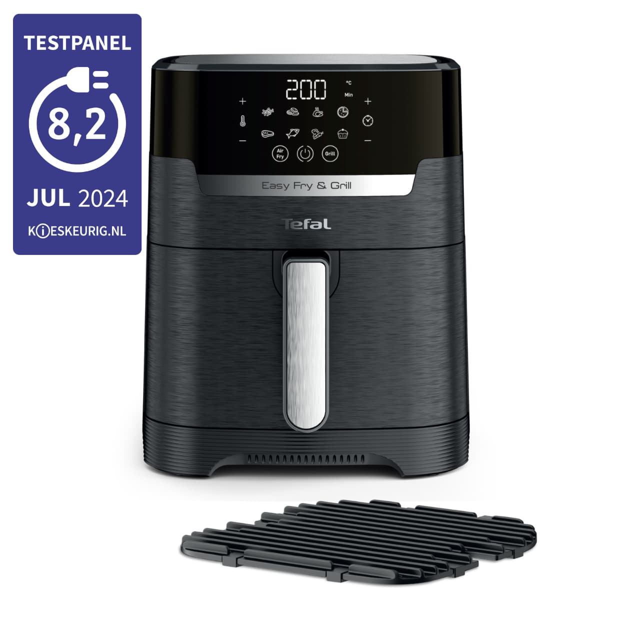 Tefal Easy Fry & Grill Precision XL EY5058 Air fryer 2in1 - 8 programma's - 4,6 L