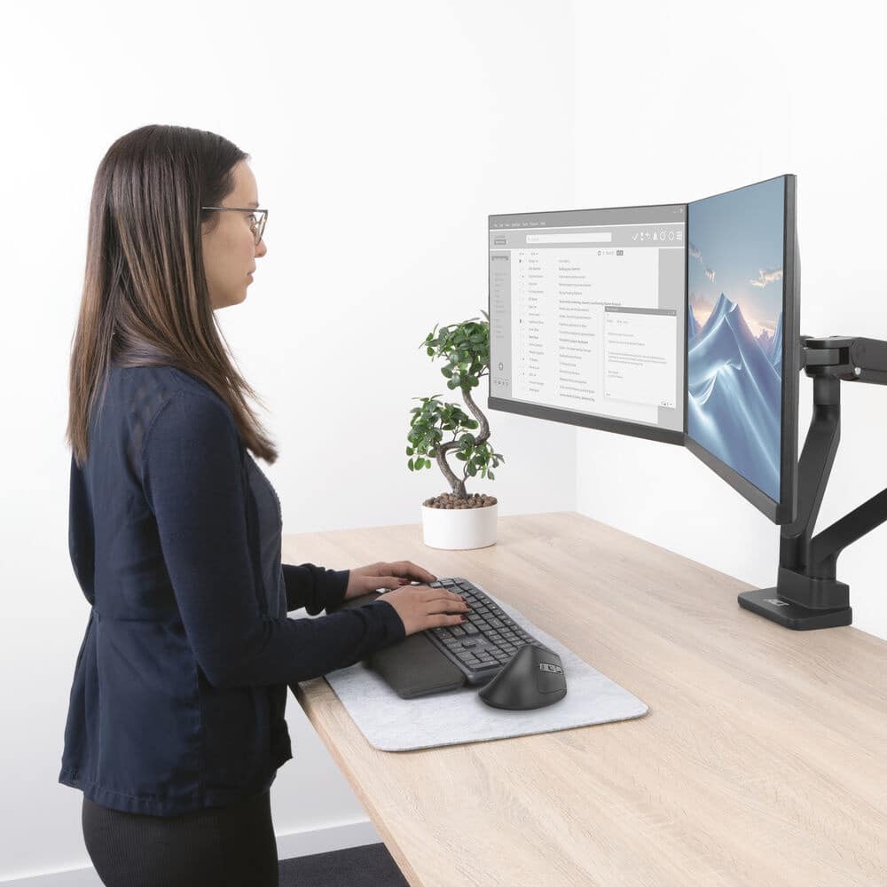 ACT Ergonomisch Bluetooth toetsenbord, multi-connect (QWERTY/US layout) - Afbeelding 3