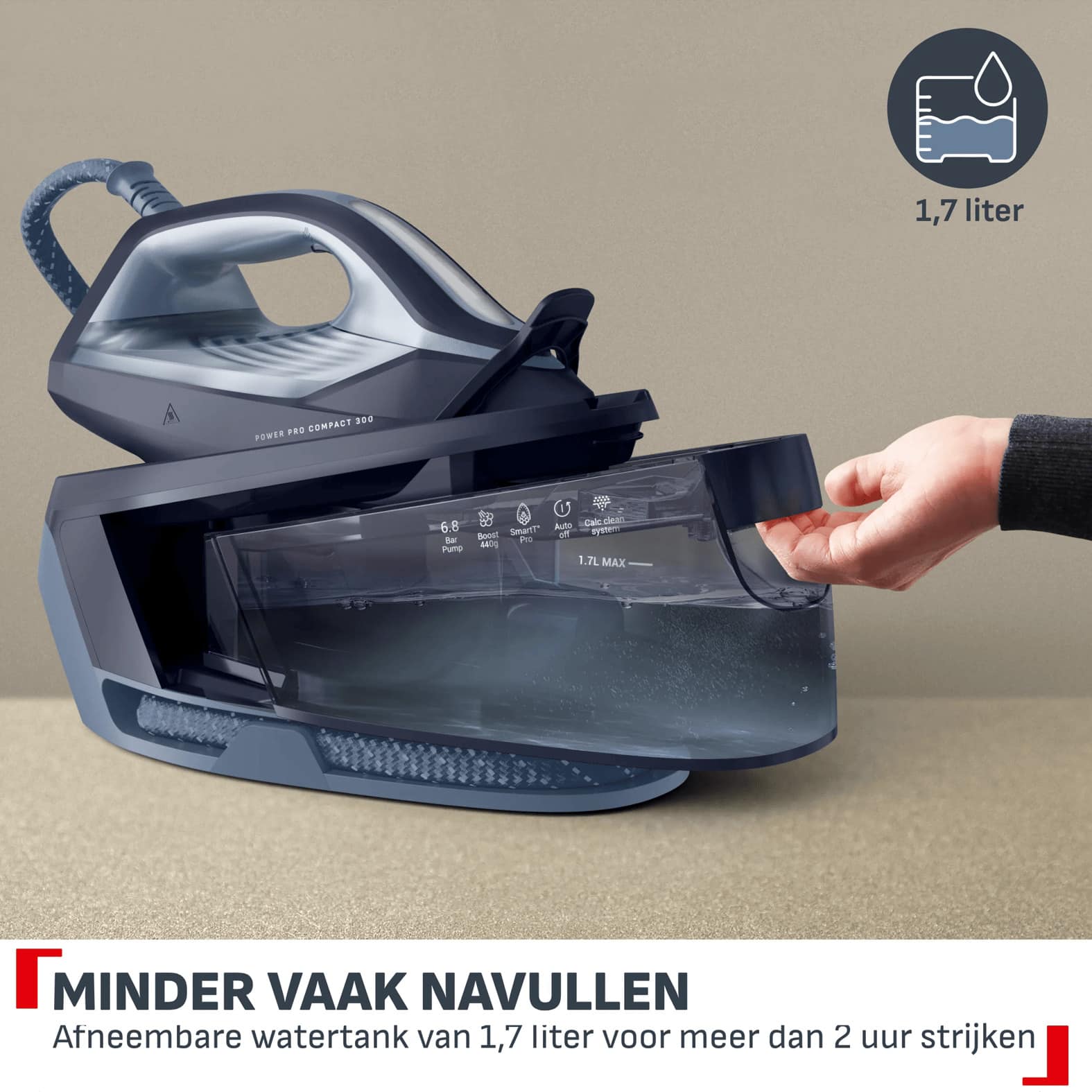 Tefal Power Pro Compact 300 SV6223 stoomgenerator - Afbeelding 4