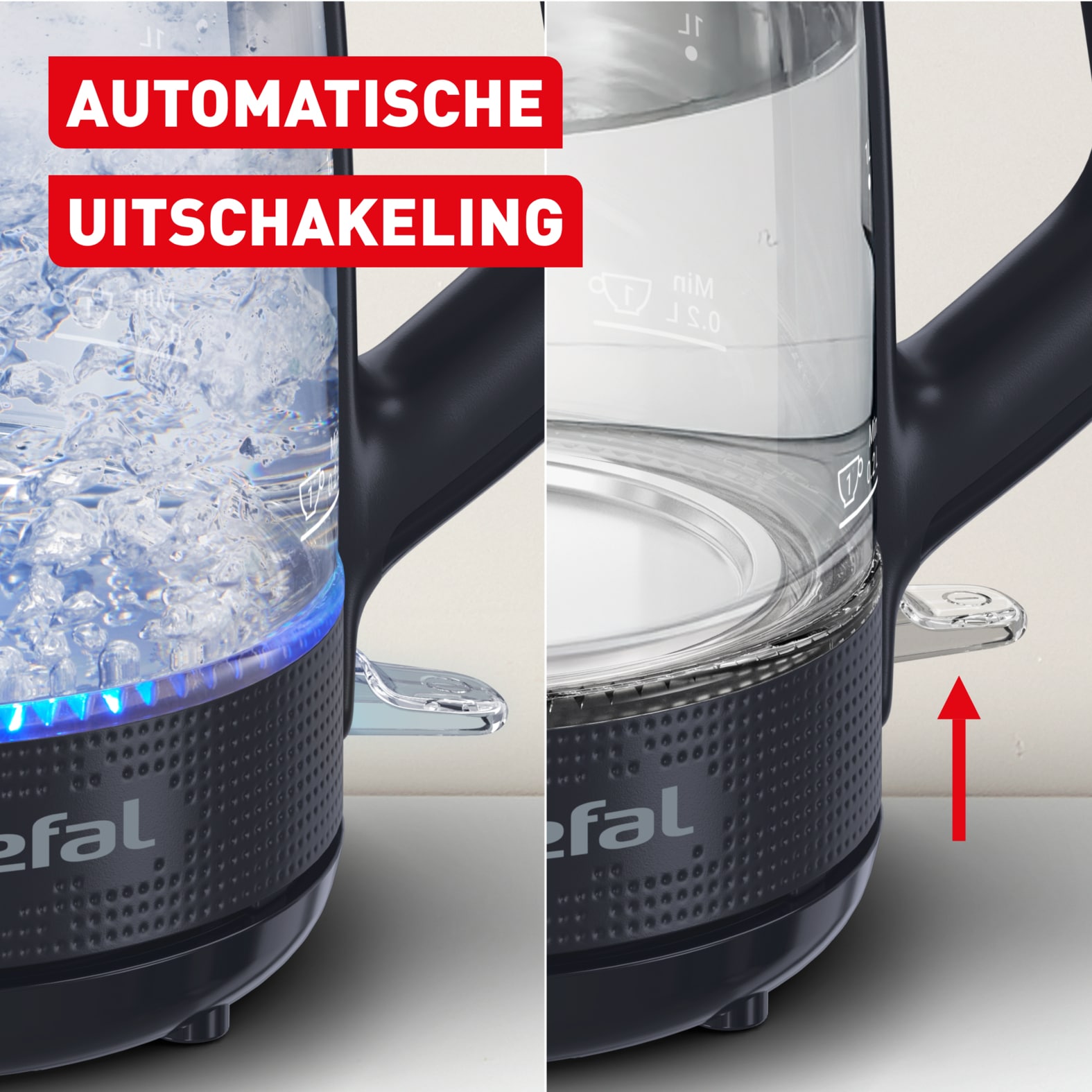 Tefal Morning Glass KO2G08 1,7 L waterkoker - Afbeelding 5