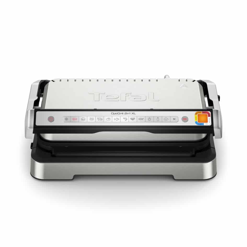 Tefal OptiGrill 2in1 XL OptiGrill 2-in-1 XL GC782D intelligente grill en bbq rvs