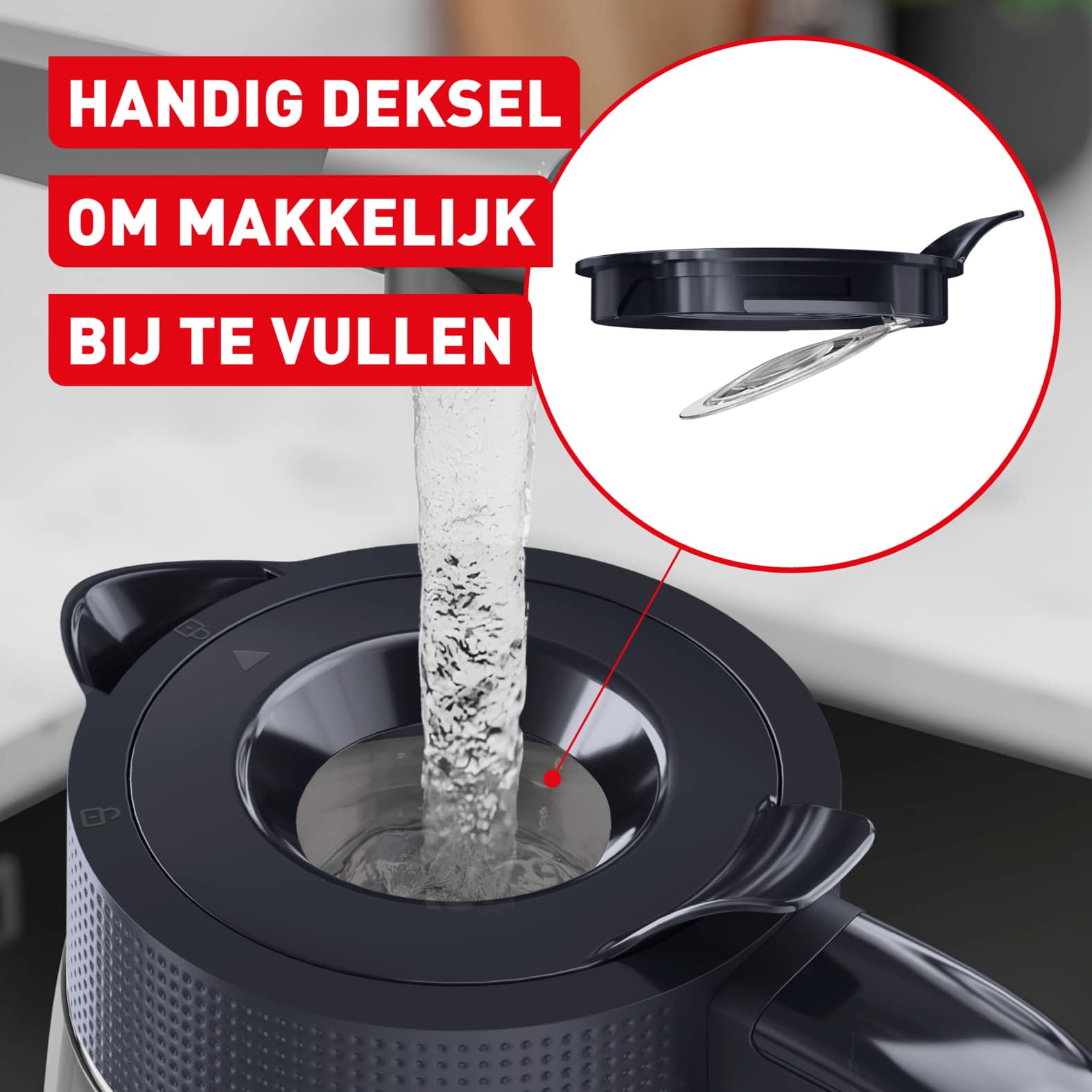 Tefal Morning Glass KO2G08 1,7 L waterkoker - Afbeelding 4