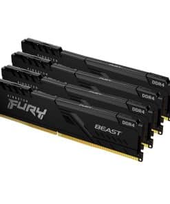 Kingston Technology FURY Beast 32GB 3200MT/s DDR4 CL16 DIMM (Kit van 4) Black