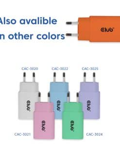 CLUB3D CAC-3023 oplader voor mobiele apparatuur Smartphone, Universeel Oranje AC Snel opladen Binnen - Afbeelding 6