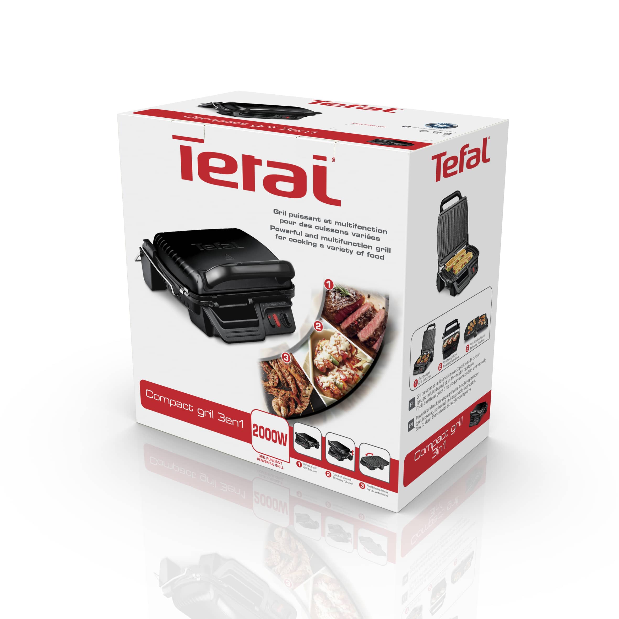 Tefal Ultra Compact contactgrill - GC3088 - Afbeelding 3