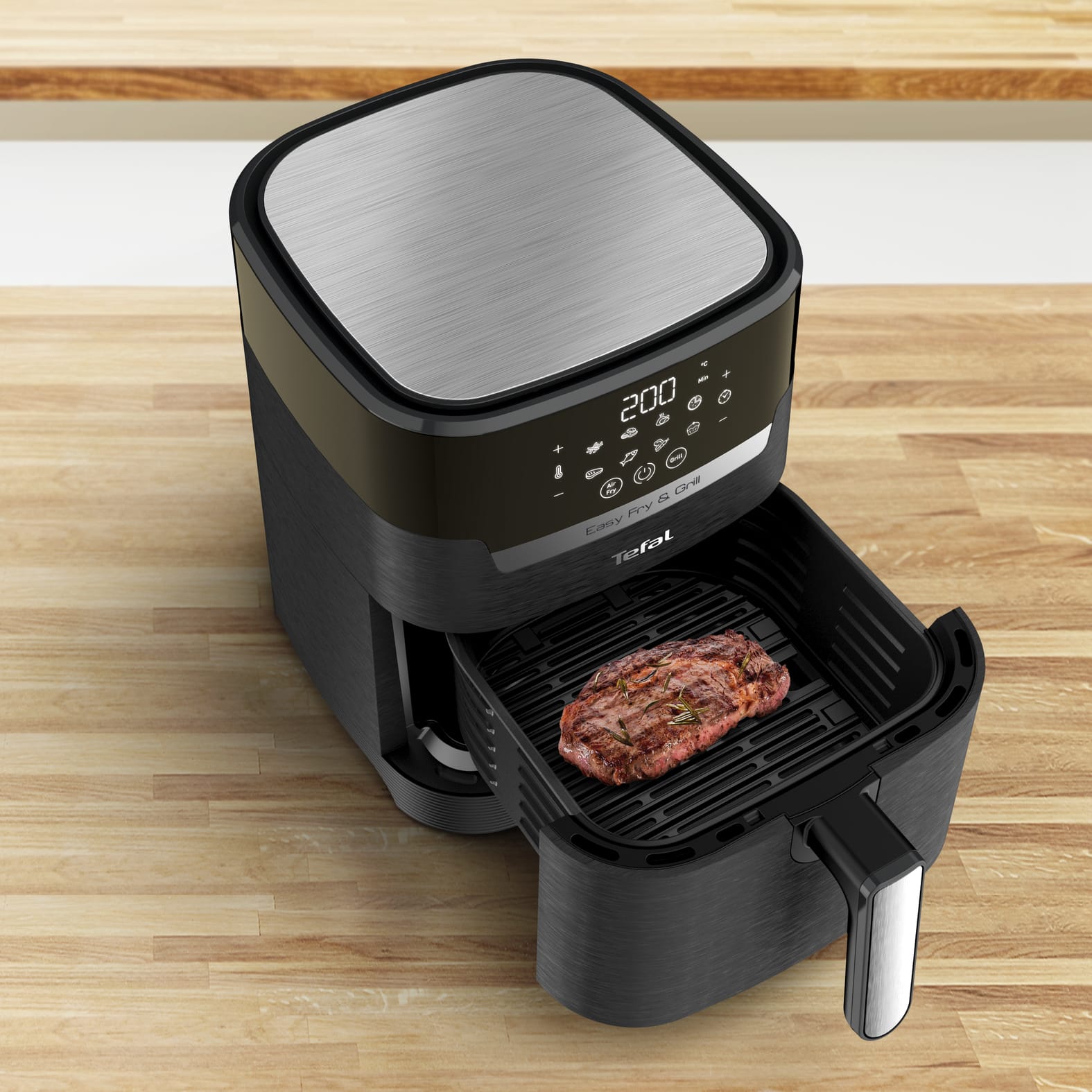 Tefal Easy Fry & Grill Precision XL EY5058 Air fryer 2in1 - 8 programma's - 4,6 L - Afbeelding 8