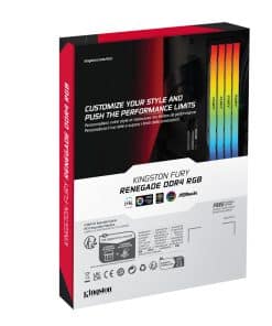 Kingston Technology FURY 128GB 3600MT/s DDR4 CL18 DIMM (set van 4) Renegade RGB - Afbeelding 6