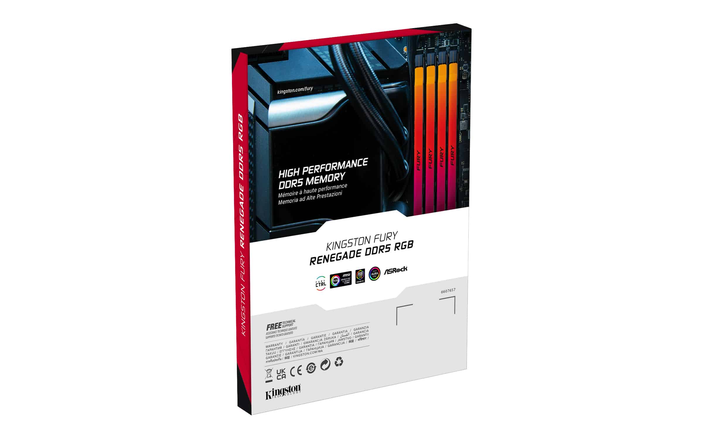 Kingston Technology FURY 48GB 6400MT/s DDR5 CL32 DIMM Renegade RGB XMP - Afbeelding 4