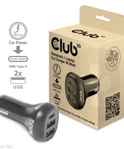 CLUB3D Notebook / Laptop Car Charger 36 Watt