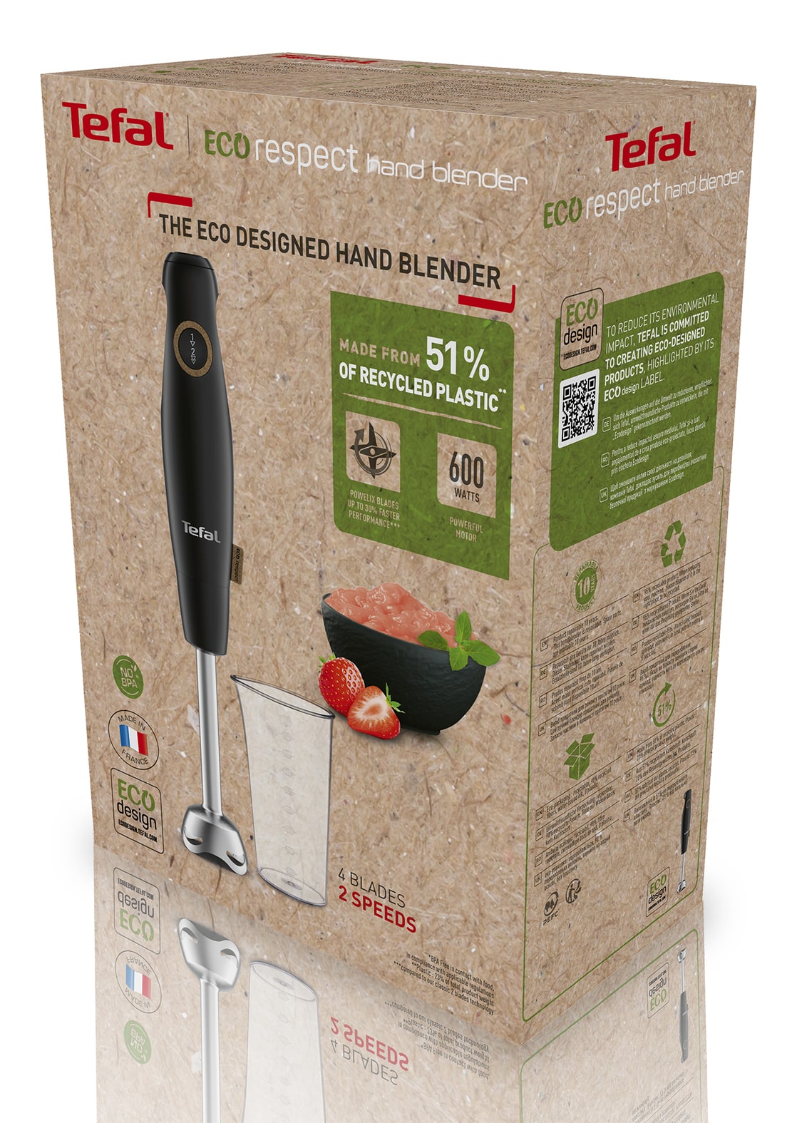 Tefal Eco Respect Staafmixer HB46E8 Blender - Afbeelding 7