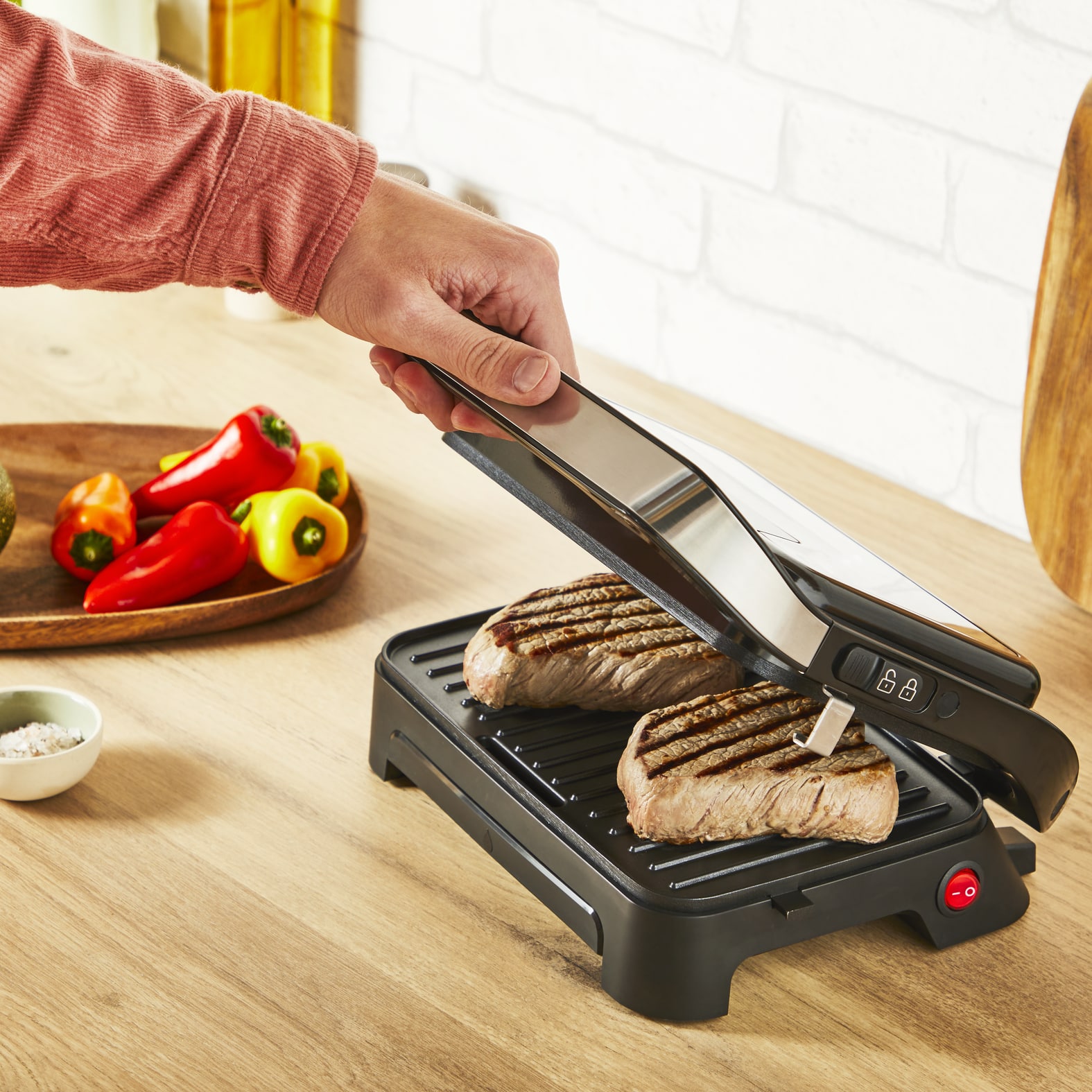 Tefal Inicio Compact GC270D paninimaker & grill - Afbeelding 5