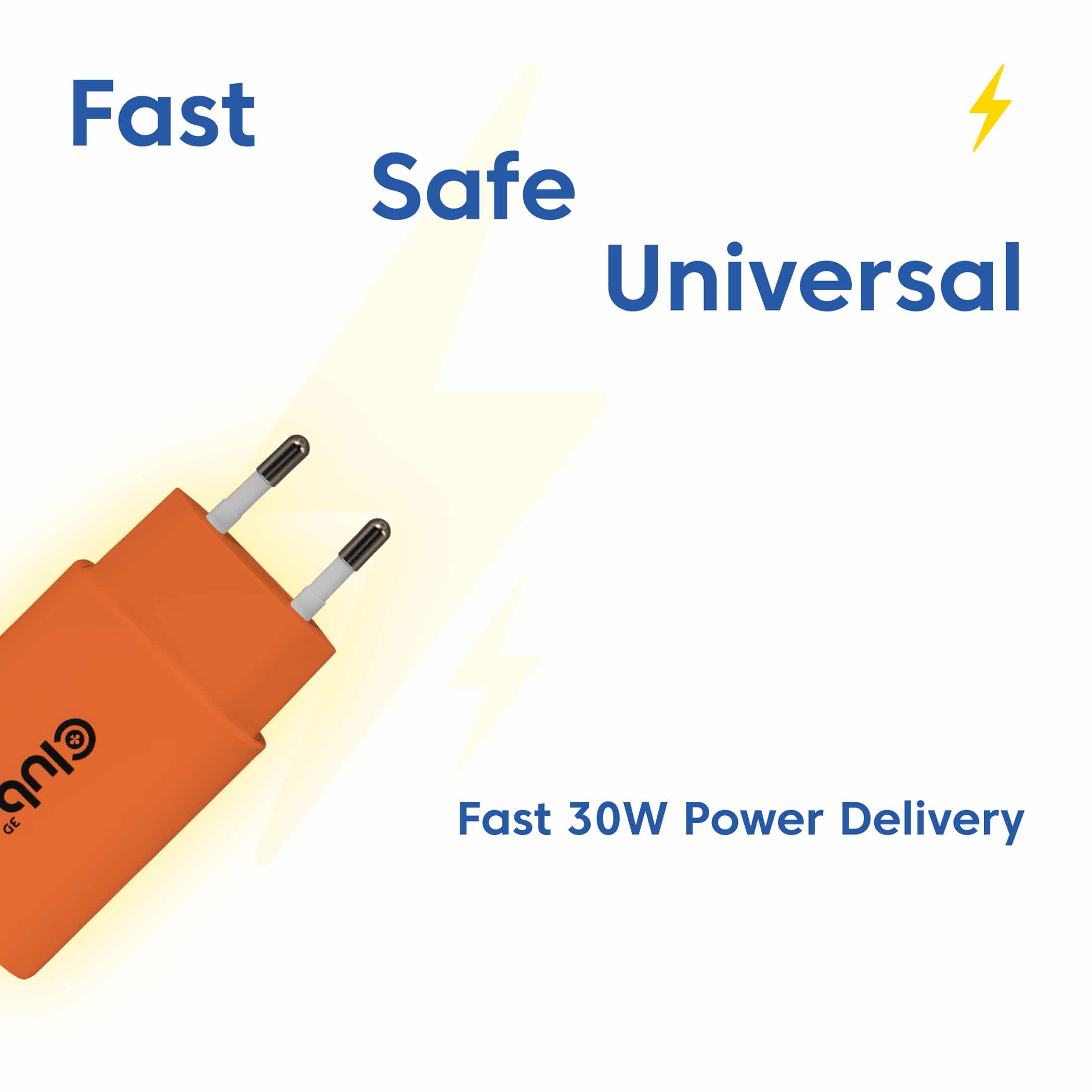 CLUB3D CAC-3023 oplader voor mobiele apparatuur Smartphone, Universeel Oranje AC Snel opladen Binnen - Afbeelding 3