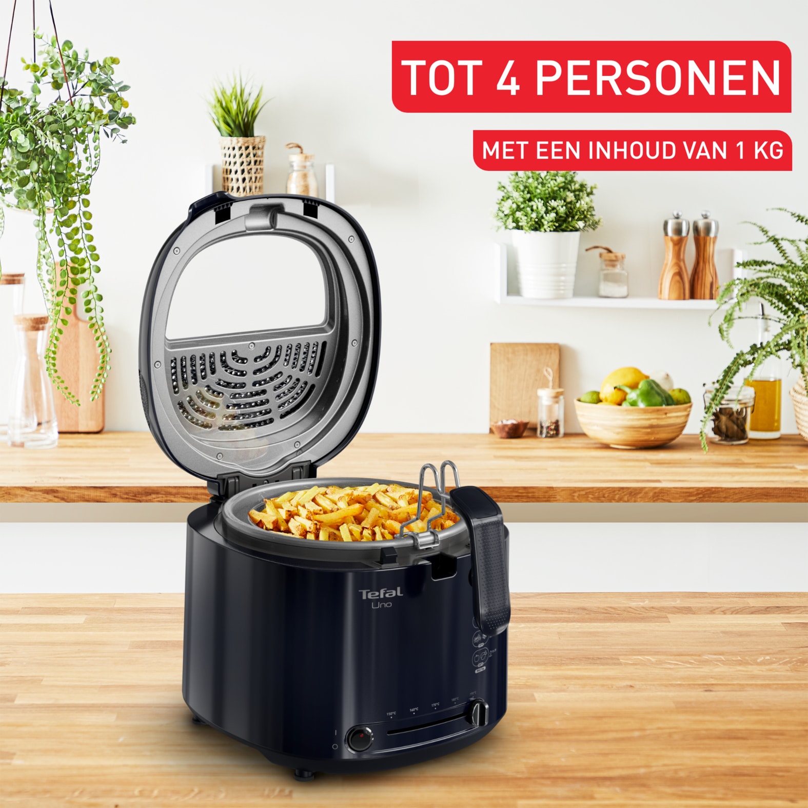Tefal Uno friteuse FF2038 1 kg inhoud - Afbeelding 2