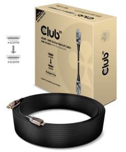CLUB3D HDMI 2.0 Ultra HD Actieve Optical Kabel HDR 4K 60Hz M/M 50 meter - Afbeelding 2