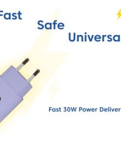 CLUB3D 2-Pack USB-C Charger 30Watt Paars - Afbeelding 3