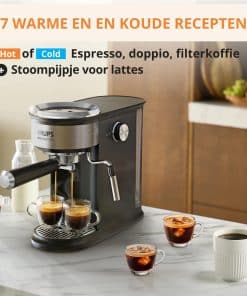 Krups Mini Maestro Hot&Cold XP350D Espressomachine - Pistonmachine - Afbeelding 5